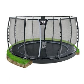 Trampolína EXIT Dynamic Ground Level 427 cm s ochrannou sítí